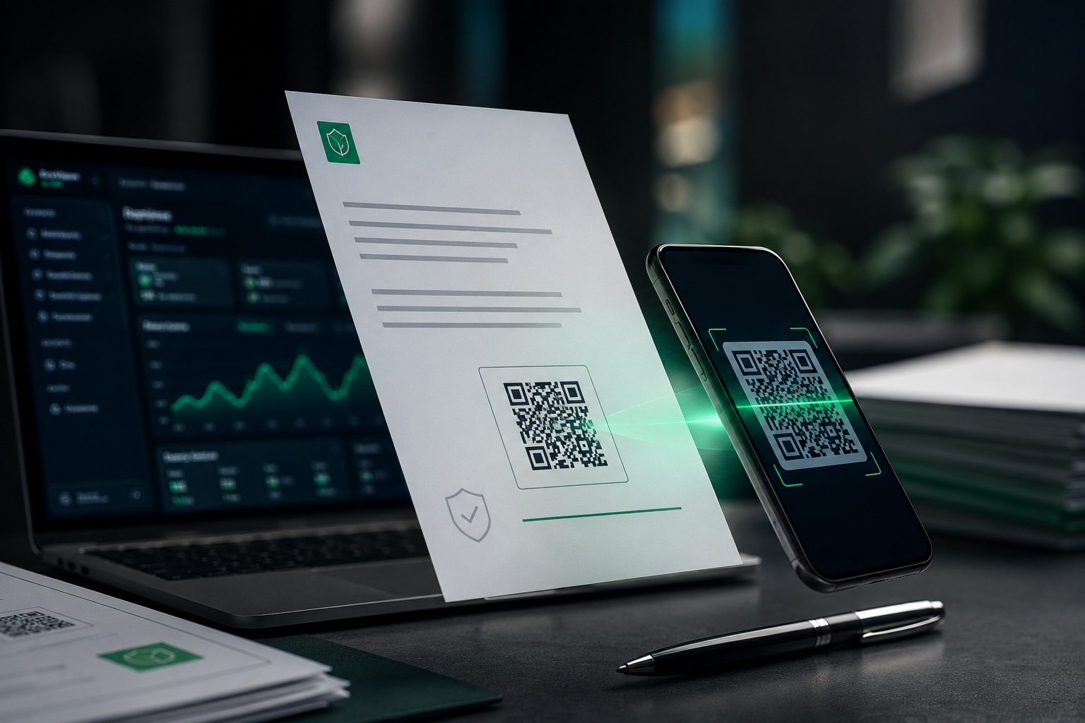 Certificado con QR verificable de Ecovisión